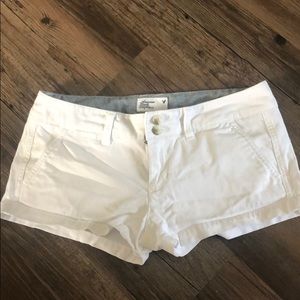 White American eagle shorts